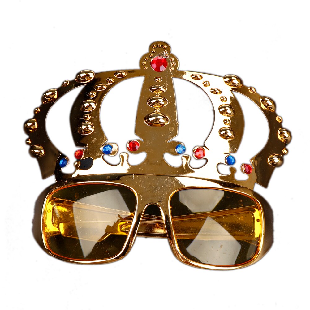 Ƹ ٿ CrownJewel ż ǻ Ȱ濡   ۶   Ƽ ǰ Ŀ   /Beautiful CrownJewel for Hen Party Costume Glasses Electroplating Sunglasses for Birthd